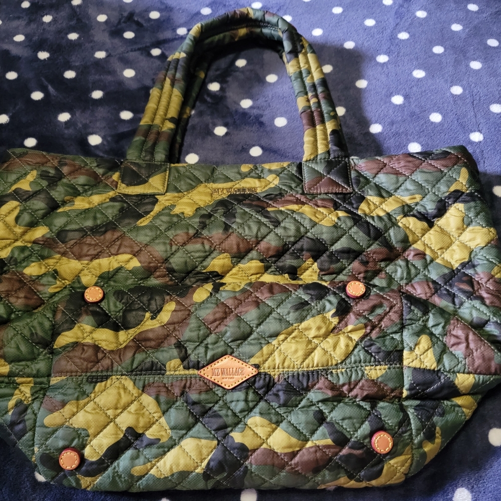 Mz wallace large camo tote